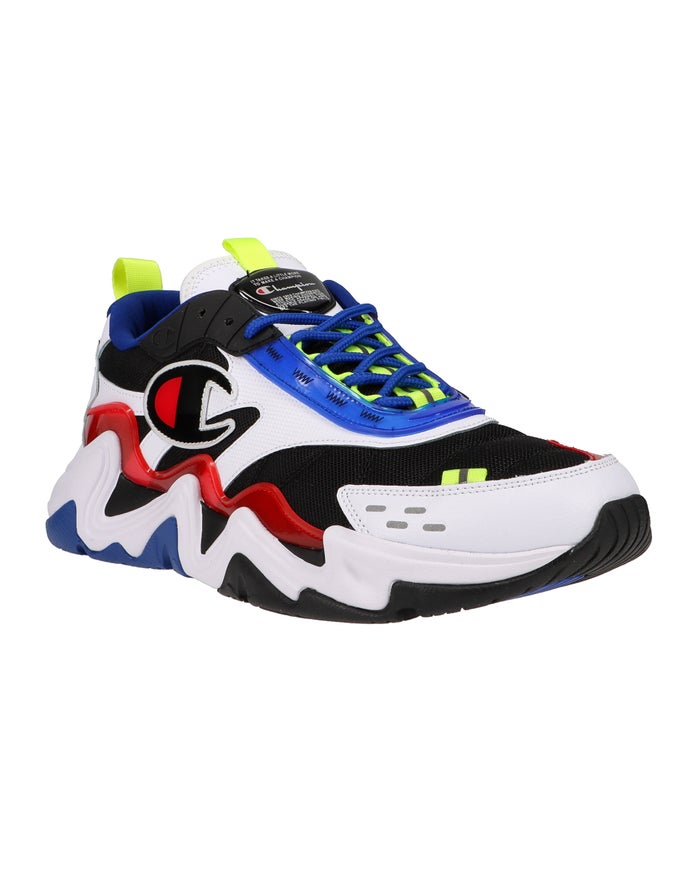 Champion Sneakers Heren - Zwart/Blauw/Wit - Hyper C Flood ( 935678-IQZ )